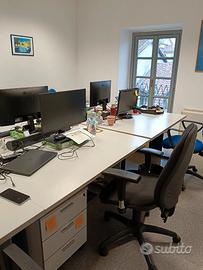 LOTTO SCRIVANIE D'UFFICIO 