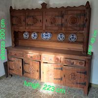 Armadio credenza cucina in stile "Val Varaita"