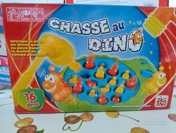 gioco in scatola, acchiappa i dinosauri