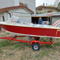 Barca con fuoribordo 25cv