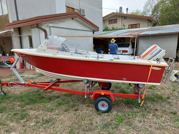 Barca con fuoribordo 25cv