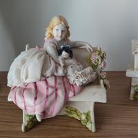 Coppia di bambole in porcellana Capodimonte Princi