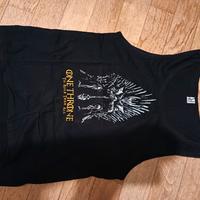 canotta nera Signore degli anelli e trono di spade