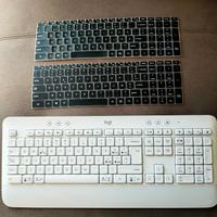 Tastiera wireless bianca ergonomica Logiteck