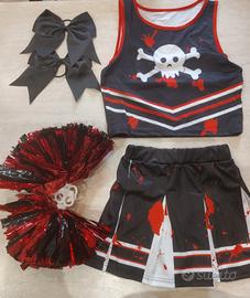 vestito cheerleader bambina 