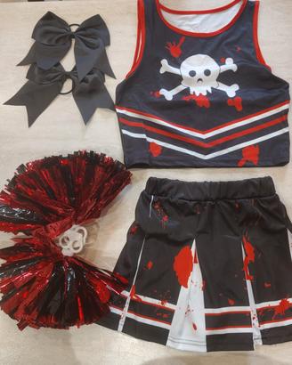 vestito cheerleader bambina 