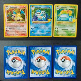 🔥CHARIZARD BLASTOISE VENUSAUR POKEMON CARD ITA 