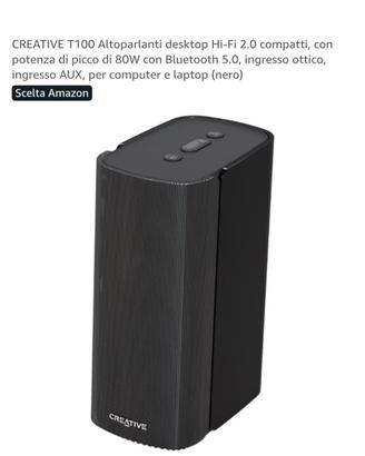 Casse acustiche per PC fissi e portatili 80 Watt