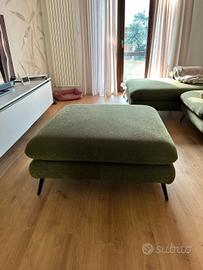 Pouf nuovo Poltrone e Sofà verde oliva in tessuto 