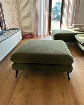 Pouf nuovo Poltrone e Sofà verde oliva in tessuto 