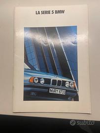 Brochure BMW serie 5 e34  anno 1990