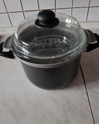 SET  Pentola + scolapasta+vaporiera+coperchio