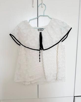 Top bianco da donna