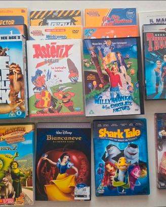 LOTTO 15 DVD , Biancaneve, Ice age, shark etc