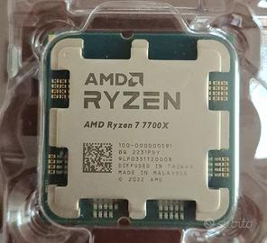 AMD Ryzen 7 7700X come nuovo - con scatola+fattura