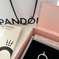 Pendente Pandora O Medio + Charm Stella Sole Luna