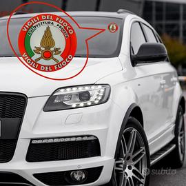 ADESIVO TRICOLORE PER AUTO VIGILI DEL FUOCO