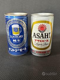 Lattine di birra vuote da collezione anni 70/80