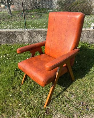 Poltrona Reclinabili Vintage, Anni '50
