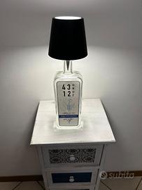 Lampada con bottiglia gin Acquamarina LED wireless