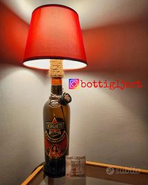 Lampada bottiglia Caffè Borghetti 
