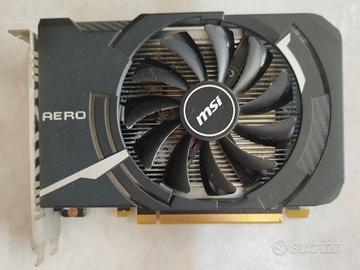 scheda video msi gtx 1050 ti aero itx 2 GB