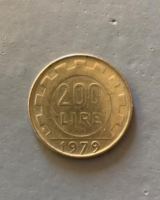 Moneta 1979 di 200 Lire