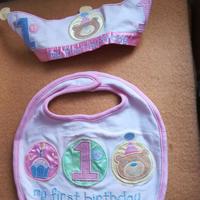 Corona primo compleanno 100% cotone, e altro