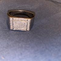 Anello zirconi e argento 925