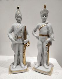 Coppia di antiche porcellane Capodimonte, 1800