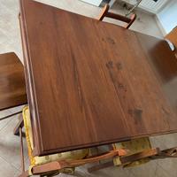 Tavolo legno noce 4/6 posti