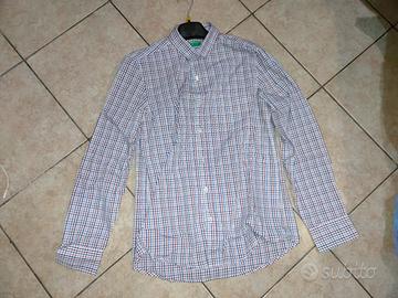 Camicia scacchi united colors of benetton