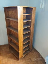 Mobile: libreria verticale girevole a 360°,vintage