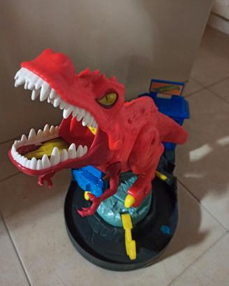 T Rex pista Hot wheels con suoni