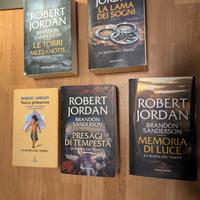 set 5 libri la ruota del tempo 
