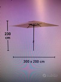 Ombrellone giardino/balcone