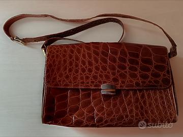 Borsa in pelle di coccodrillo