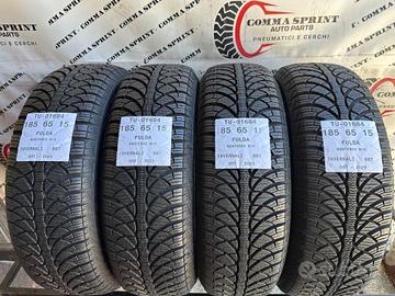 4 PNEUMATICI 185/65 R15 FULDA INVERNALI SEMINUOVE
