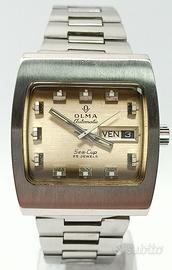 Orologio Olma Sea Cup swiss made vintage 70