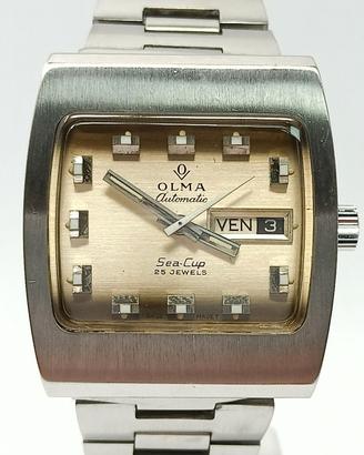 Orologio Olma Sea Cup swiss made vintage 70