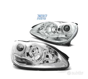 FARI MERCEDES CLASSE S W220 02-05 LENTE CROMATA