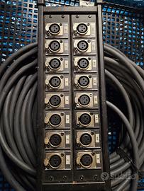 Stagebox ciabatta audio XLR  16 canali