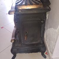 stufa a legna vintage 