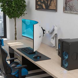 Ergotron Braccio HX Monitor Ultrawide Curvi + Kit