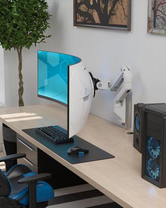 Ergotron Braccio HX Monitor Ultrawide Curvi + Kit