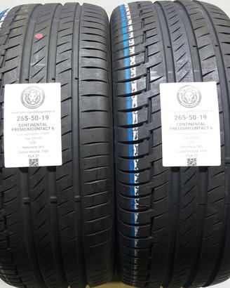 2 GOMME 265 50 19 CONTINENTAL A71905