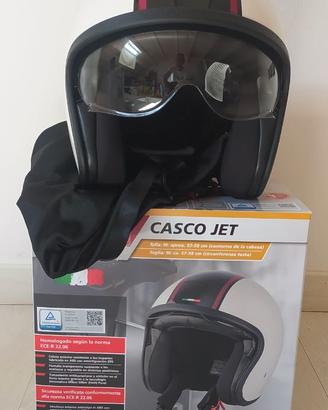 Casco jet per moto