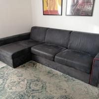 Divano letto con chaise longue