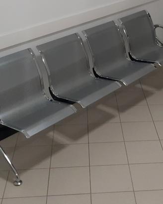 Panca 4 posti sala d'attesa