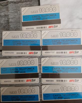 schede telefoniche da collezione 
